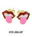 Kids Stud Earring Funny Kiss STE-208